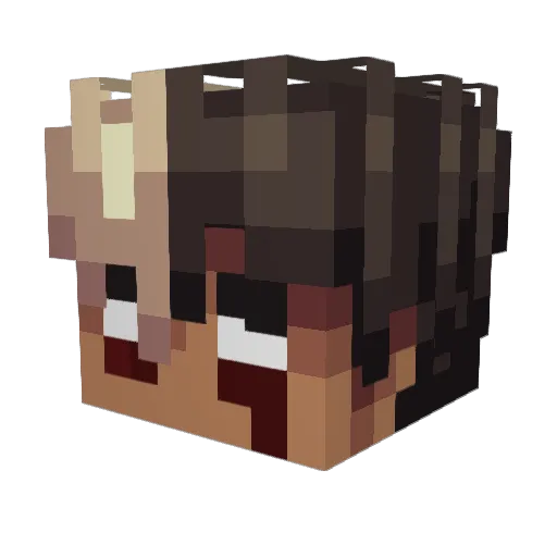 HeynzJP Minecraft avatar head, 3D render