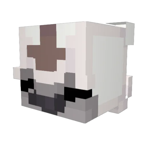 HeyoShoyo Minecraft avatar head, 3D render