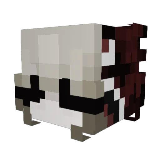 Heyo_its_Rae Minecraft avatar head, 3D render