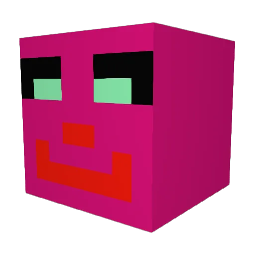 Heyzy98 Minecraft avatar head, 3D render