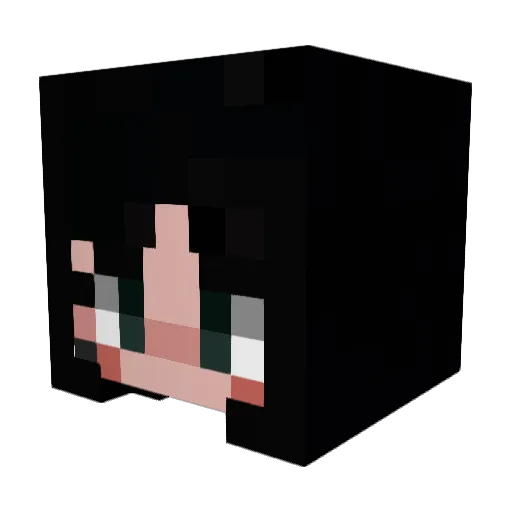 Hezaa123 Minecraft avatar head, 3D render