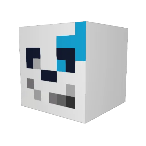 Hezekiah0901 Minecraft avatar head, 3D render
