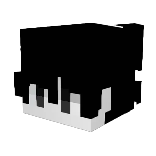 HgFiel Minecraft avatar head, 3D render