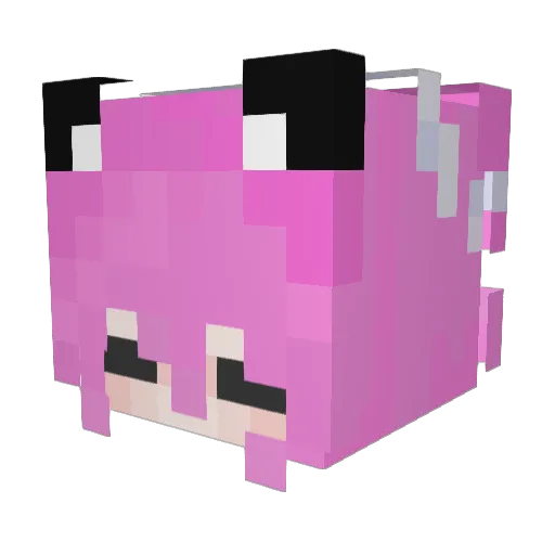 HgNgoc Minecraft avatar head, 3D render