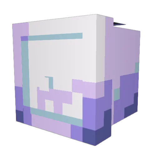 Hggong Minecraft avatar head, 3D render