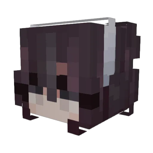 Hhtxs Minecraft avatar head, 3D render