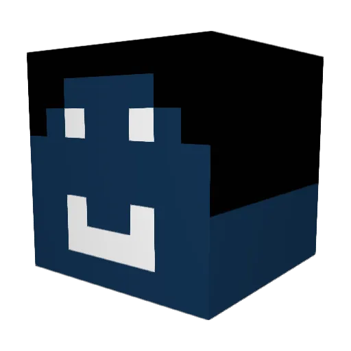 Hi675 Minecraft avatar head, 3D render