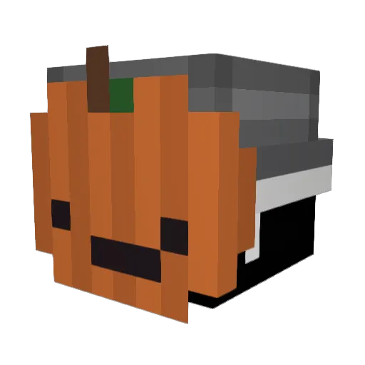 HiCMuncher Minecraft avatar head, 3D render