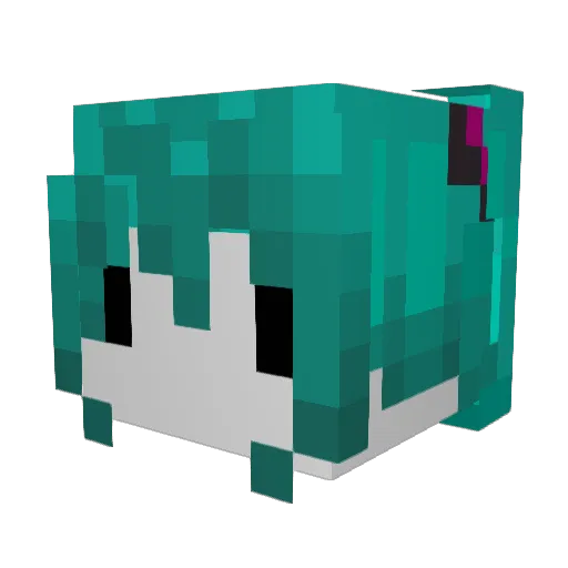 HiFrosty Minecraft avatar head, 3D render