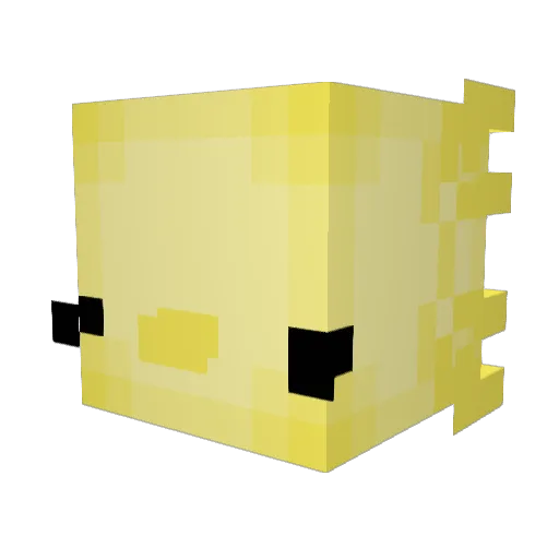 HiIJoined Minecraft avatar head, 3D render
