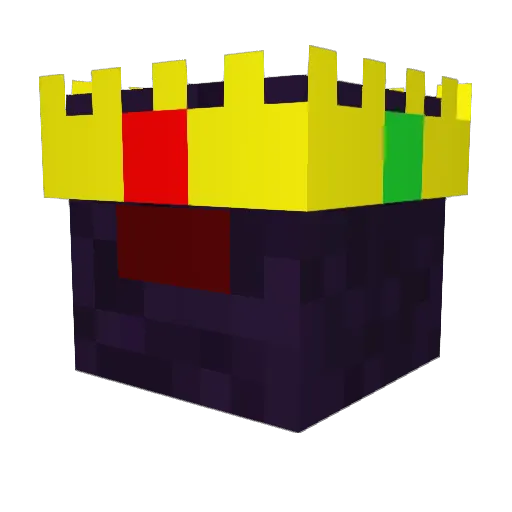 HiIam_Enderblade Minecraft avatar head, 3D render