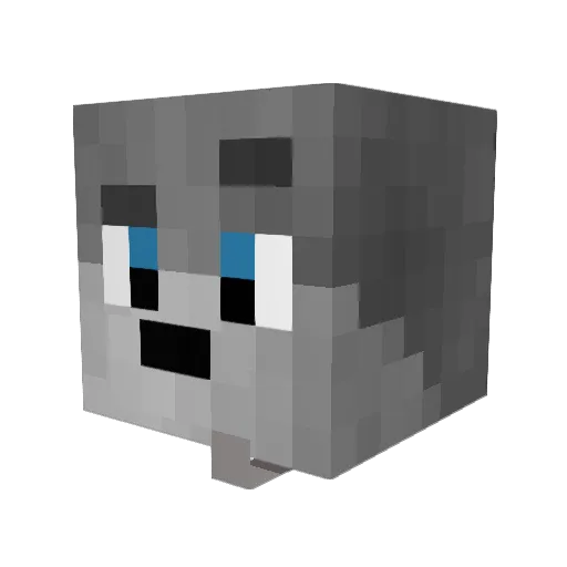 HiImHaengwoon Minecraft avatar head, 3D render