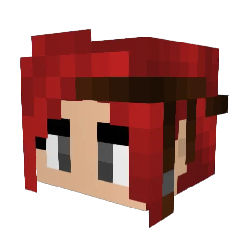HiJack_M Minecraft avatar head, 3D render