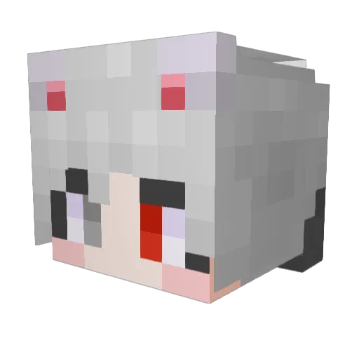 HiLeee Minecraft avatar head, 3D render