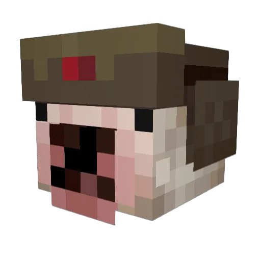 HiMcJaeger9224 Minecraft avatar head, 3D render
