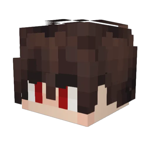 HiNamesJ Minecraft avatar head, 3D render