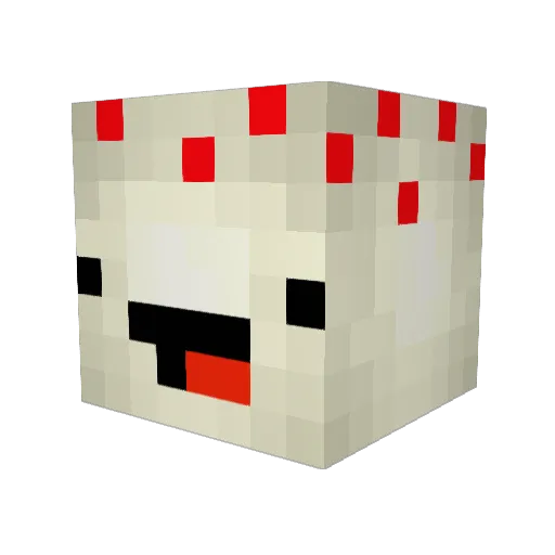 HiOnPepsi Minecraft avatar head, 3D render