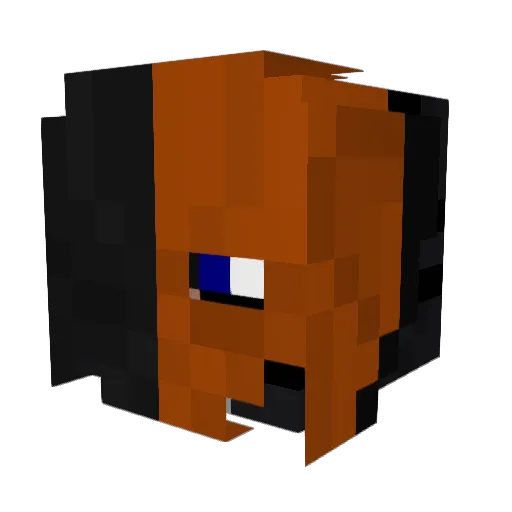 HiPsiiZ Minecraft avatar head, 3D render