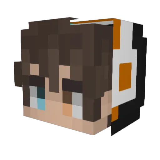 HiSc0re7931 Minecraft avatar head, 3D render