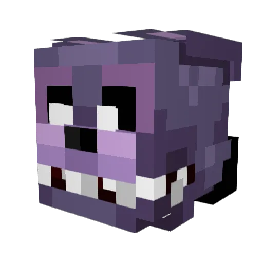 HiWiiZ Minecraft avatar head, 3D render