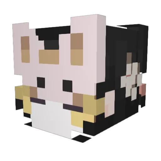 Hi_Dai_Dai Minecraft avatar head, 3D render