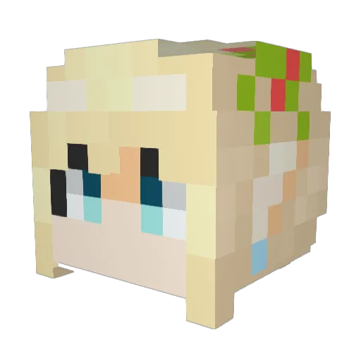 Hi_DragoN0 Minecraft avatar head, 3D render