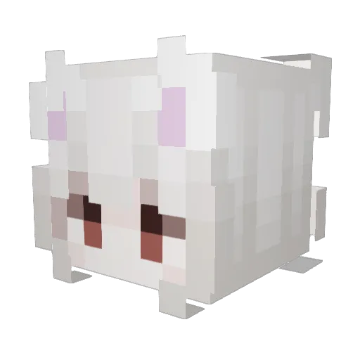 Hi_Eut Minecraft avatar head, 3D render