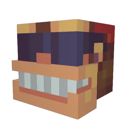 Hi_Good_Morning Minecraft avatar head, 3D render