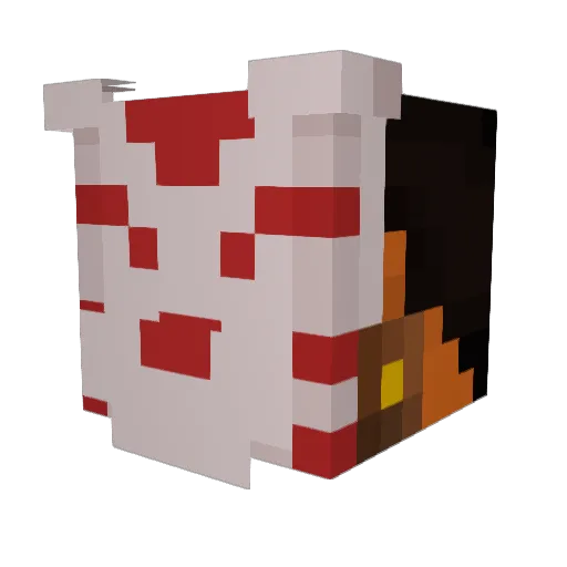 Hi_I_am_Sender Minecraft avatar head, 3D render
