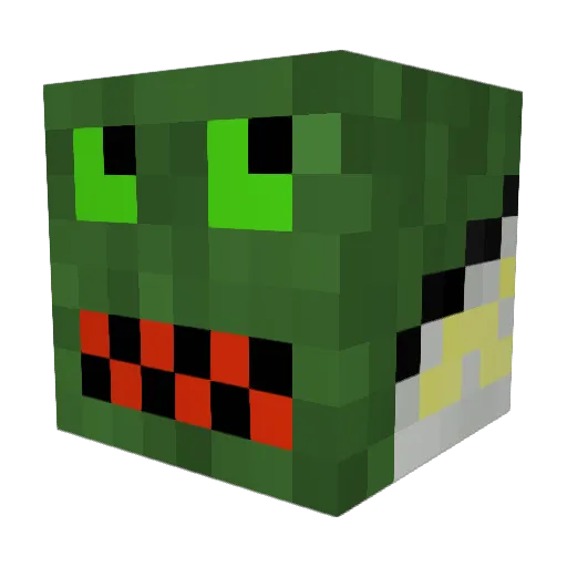 Hi_Morpex_767 Minecraft avatar head, 3D render
