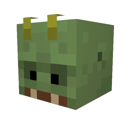 Hi____ Minecraft avatar head, 3D render