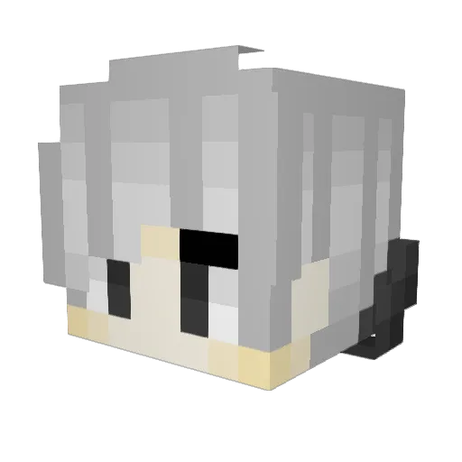 Hi_im_bobe Minecraft avatar head, 3D render