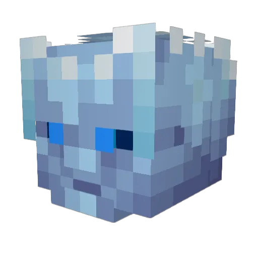 HiamSpectre Minecraft avatar head, 3D render