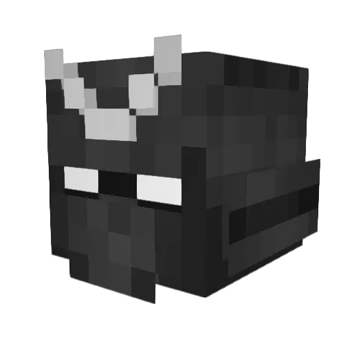 Hiamovie Minecraft avatar head, 3D render
