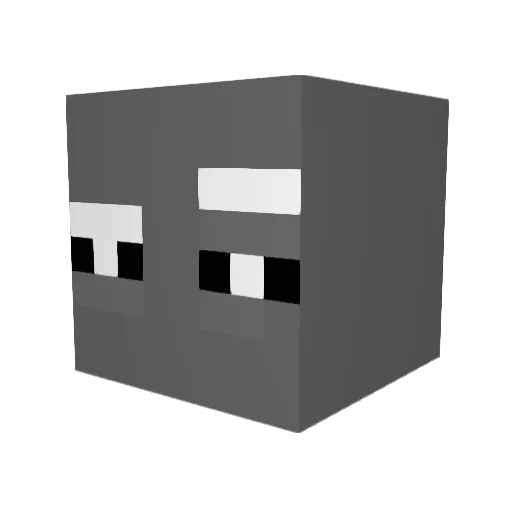 Hiboi12315 Minecraft avatar head, 3D render