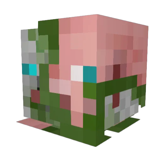 Hiccup1444 Minecraft avatar head, 3D render