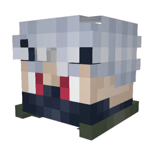 Hiccup4613 Minecraft avatar head, 3D render