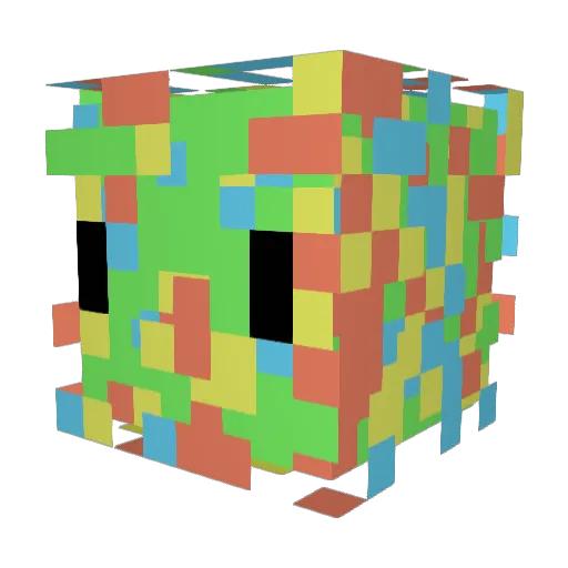Hiccupp Minecraft avatar head, 3D render