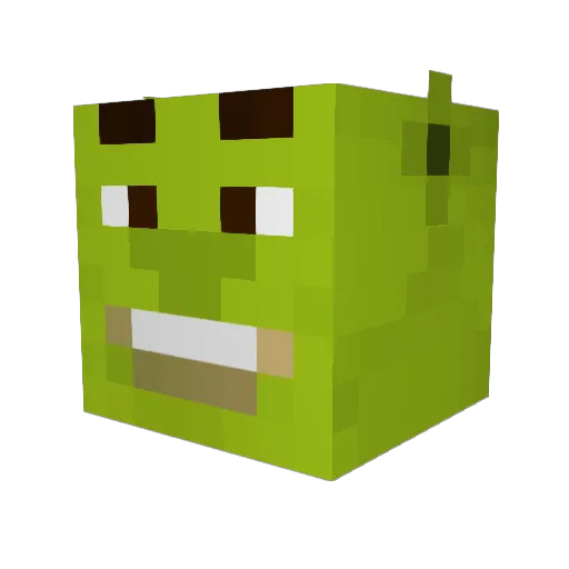 Hickleberry Minecraft avatar head, 3D render