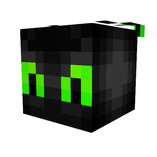 Hicni Minecraft avatar head, 3D render