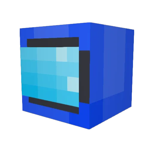 HiddenBaller Minecraft avatar head, 3D render