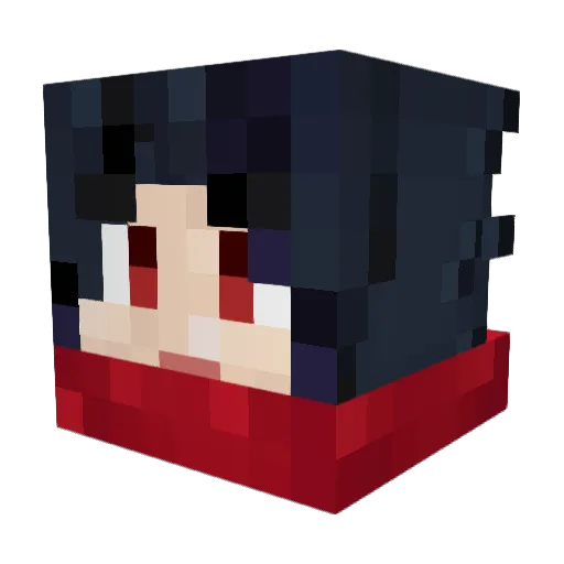 HiddenSnow Minecraft avatar head, 3D render