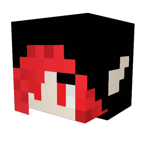 HiddenStarflower Minecraft avatar head, 3D render