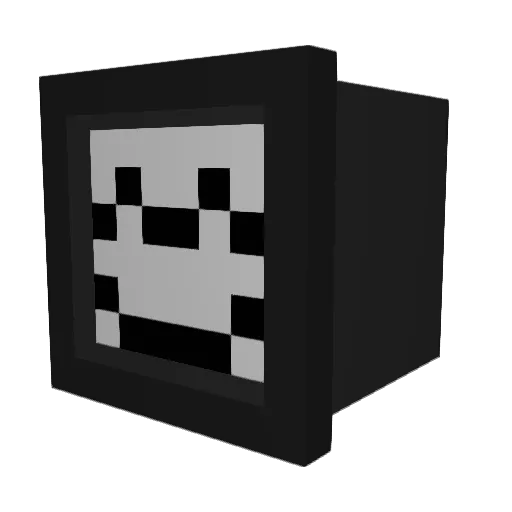 HiddenSwan Minecraft avatar head, 3D render