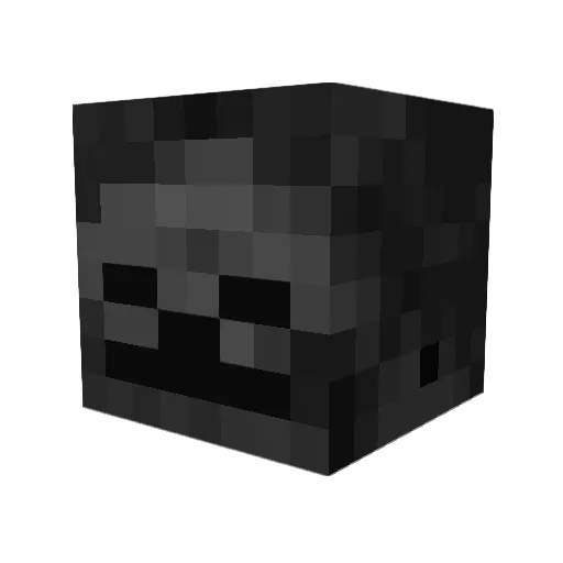 Hidef7564 Minecraft avatar head, 3D render