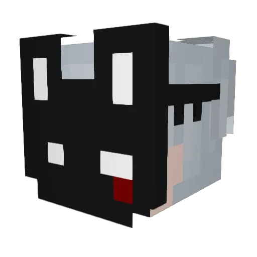 HideichiH Minecraft avatar head, 3D render