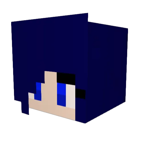Hideyoshi1991 Minecraft avatar head, 3D render