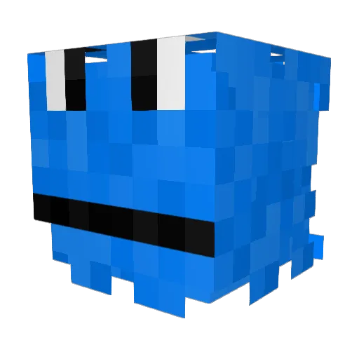 Hiding_Penguin Minecraft avatar head, 3D render