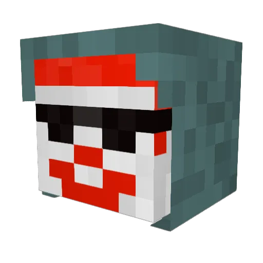 Hidoy1210 Minecraft avatar head, 3D render