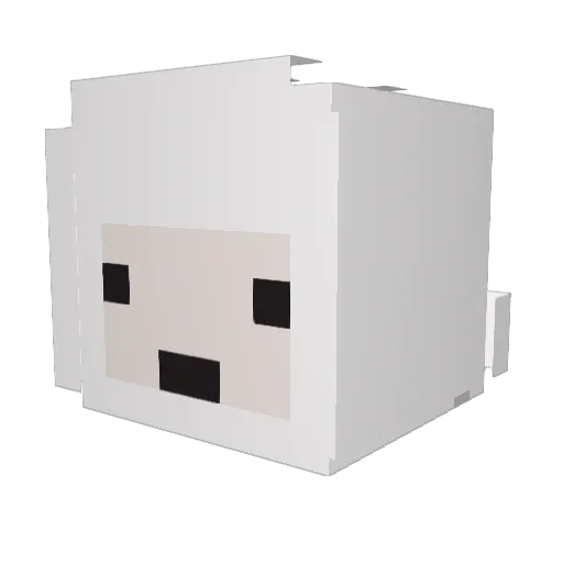Hidrante4000 Minecraft avatar head, 3D render